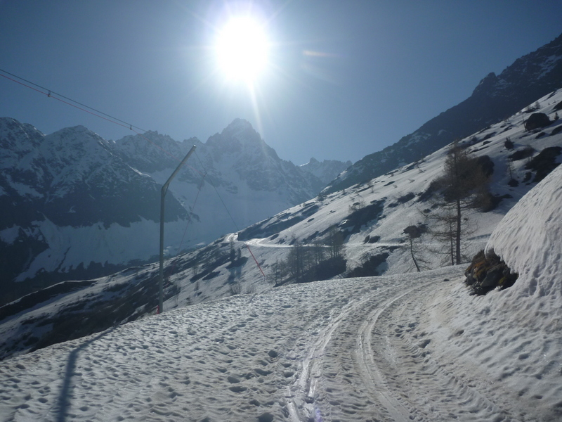 #2 Chardonnet : Approche tranquille par les pistes Chardonnet : Approche tranquille par les pistes