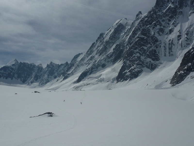 #23 Aaaah c Aaaah c'est bien bon de se laisser filer sur le plat du glacier apres ca!