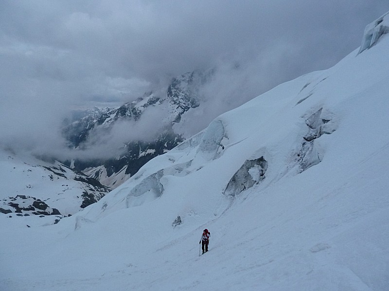 #8 Glacier Blanc : pas loin du front Glacier Blanc : pas loin du front