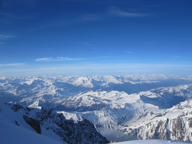 Mont Blanc : Vue du sommet