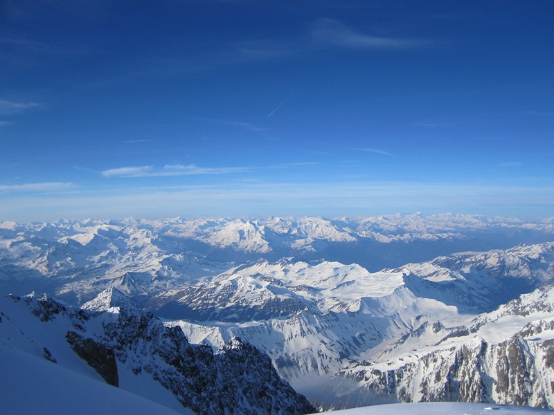 #5 Mont Blanc : Vue du sommet Mont Blanc : Vue du sommet