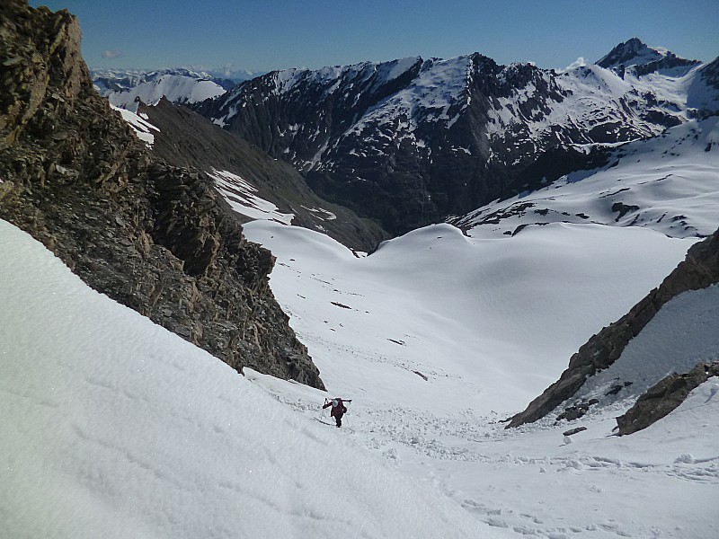 #6 Remontée de la Brèche : Il fait un peu chaud. Remontée de la Brèche : Il fait un peu chaud.