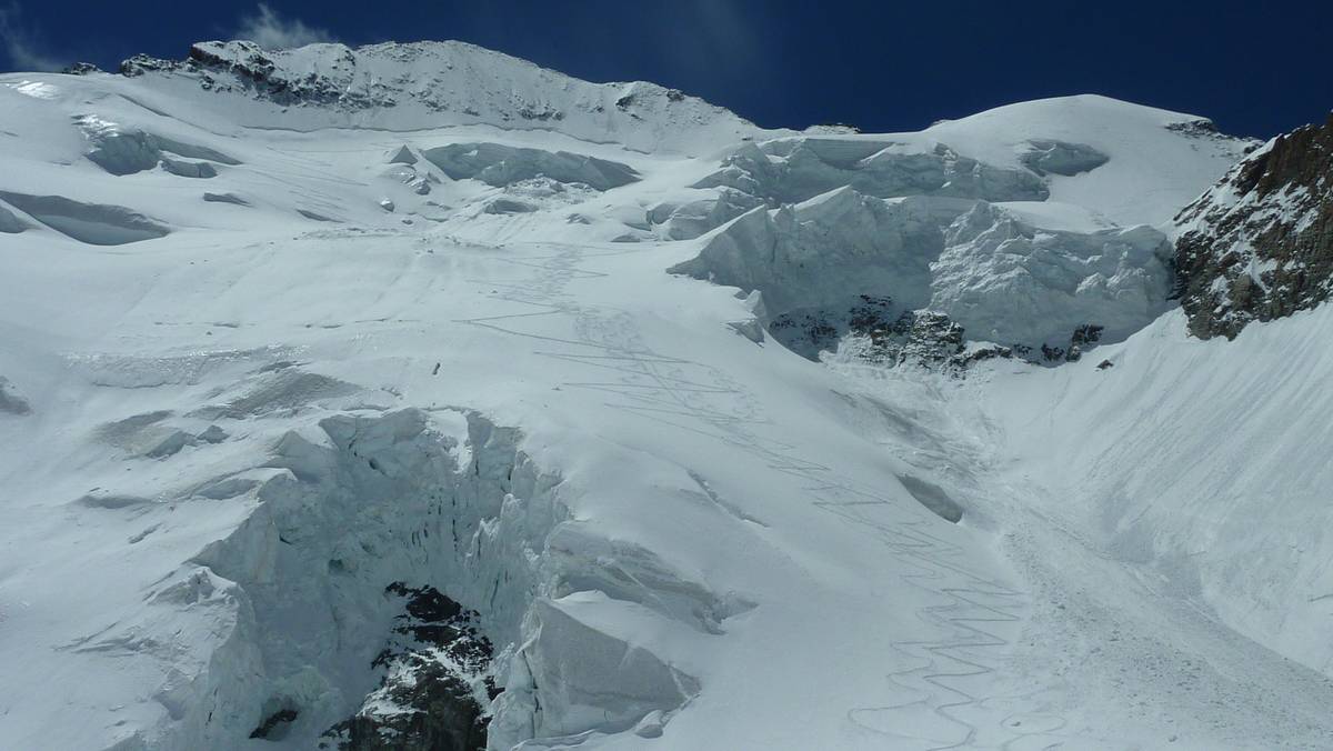 Face N du Dome : la 2eme descente du jour