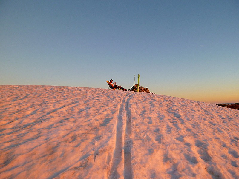 Chamrousse Plage : Rob attend sa biere