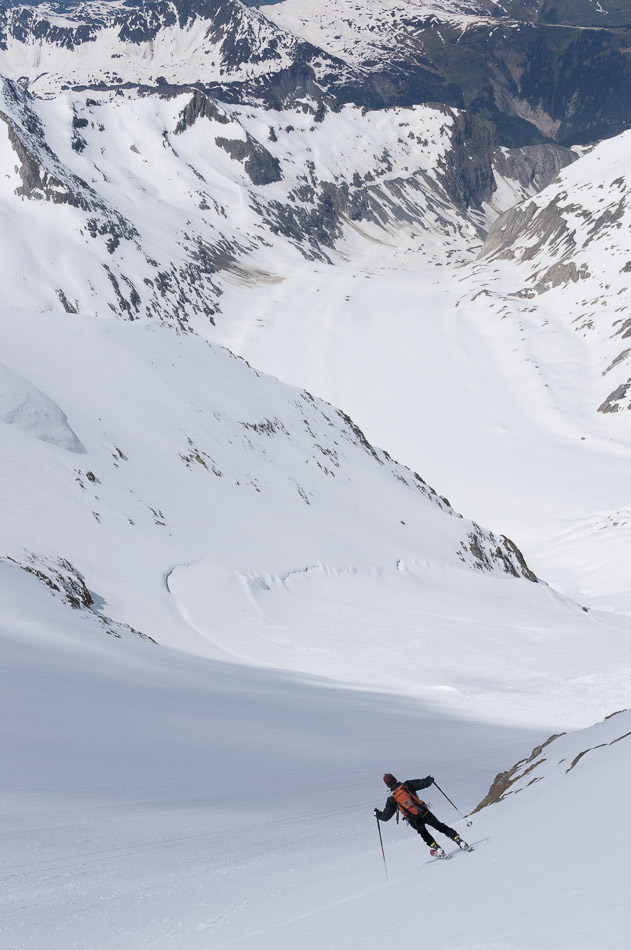 #13 Glacier de Trélatête en bas : joli toboggan Glacier de Trélatête en bas : joli toboggan