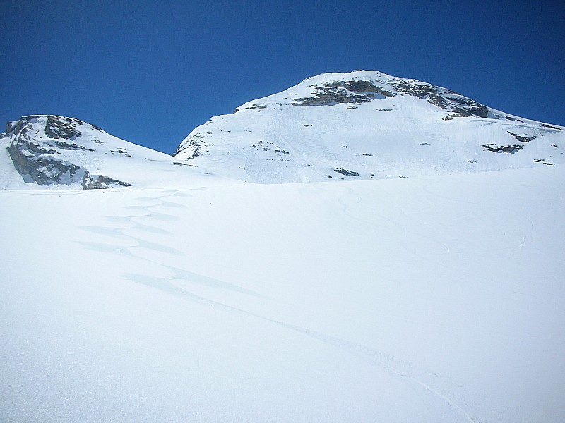 #10 Vue de la Face Nord : Moquette sous le col de la Tsanteleina Vue de la Face Nord : Moquette sous le col de la Tsanteleina