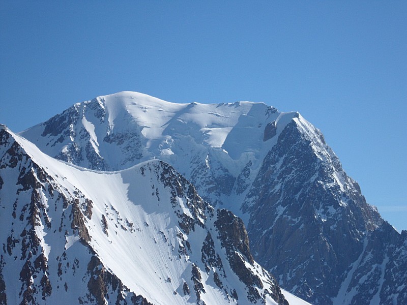 A des Glaciers : Encore le Mt Blanc...