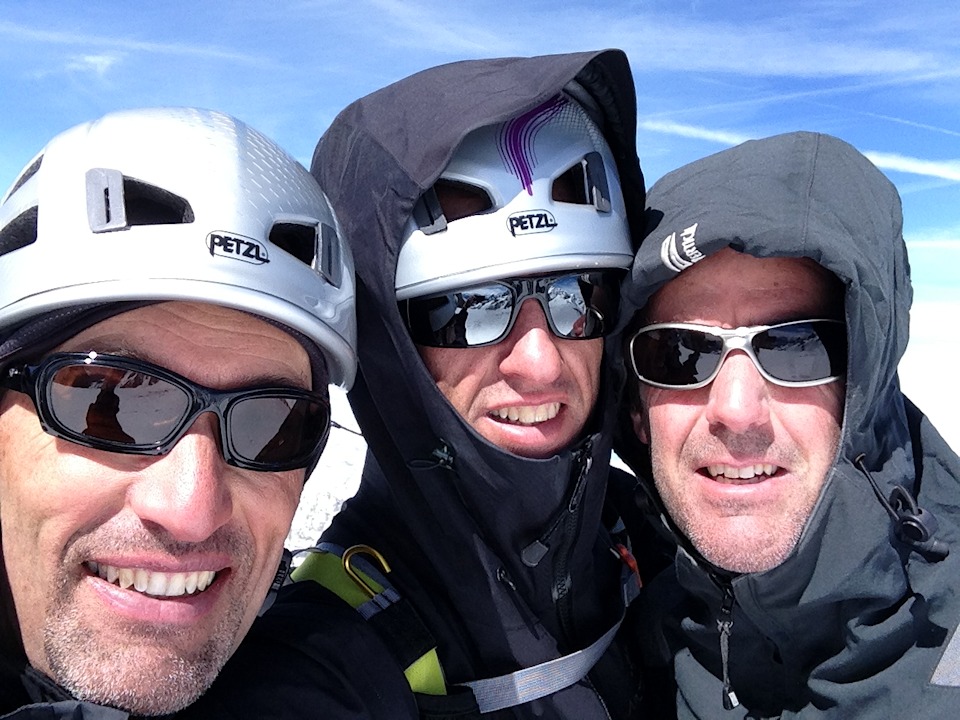 #1 Aiguille des Glaciers : L Aiguille des Glaciers : L'équipe du jour