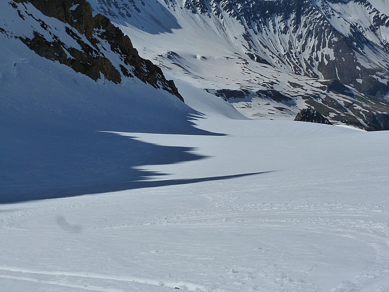 Glacier des glaciers : Ombre de l'Aiguille