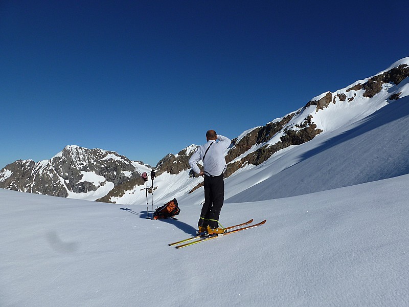#4 Col des Cabottes : Albert au col Col des Cabottes : Albert au col
