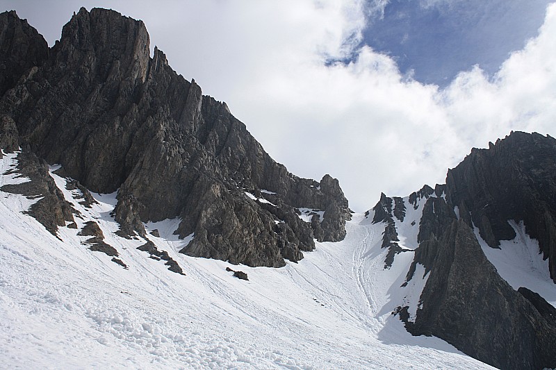 #8 couloir de la Loza : conditions du jour couloir de la Loza : conditions du jour