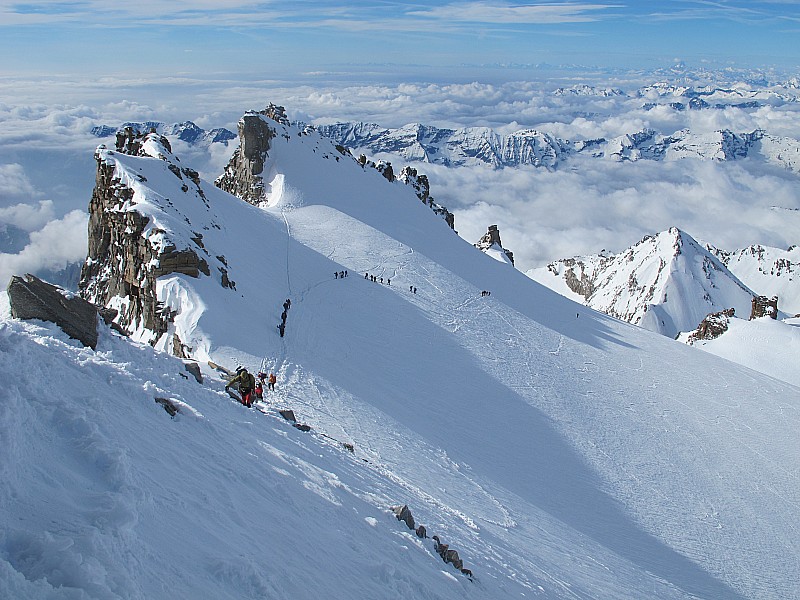 #5 Arete : Vue vers le sud depuis l Arete : Vue vers le sud depuis l'arête sommitale.