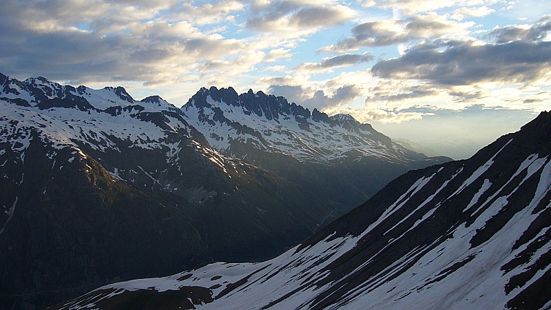 Aiguilles de l'Argentière : En montant aux Aiguillettes