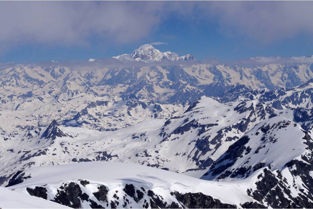 Face au Mont Blanc : Belvédère du Mont-Blanc.