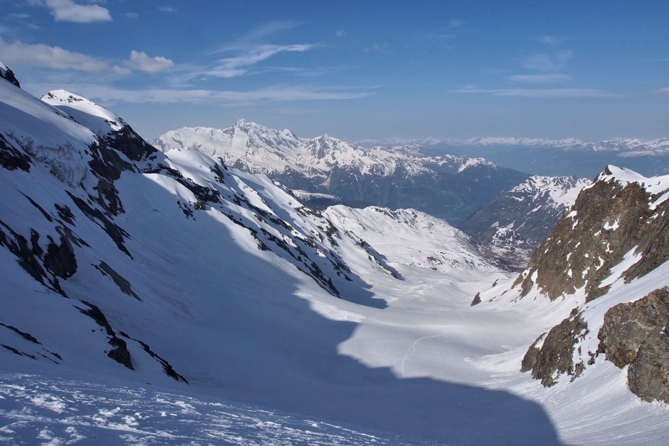 #5 Sous le col de l Sous le col de l'Invernet : Vue sur le vallon de montée.