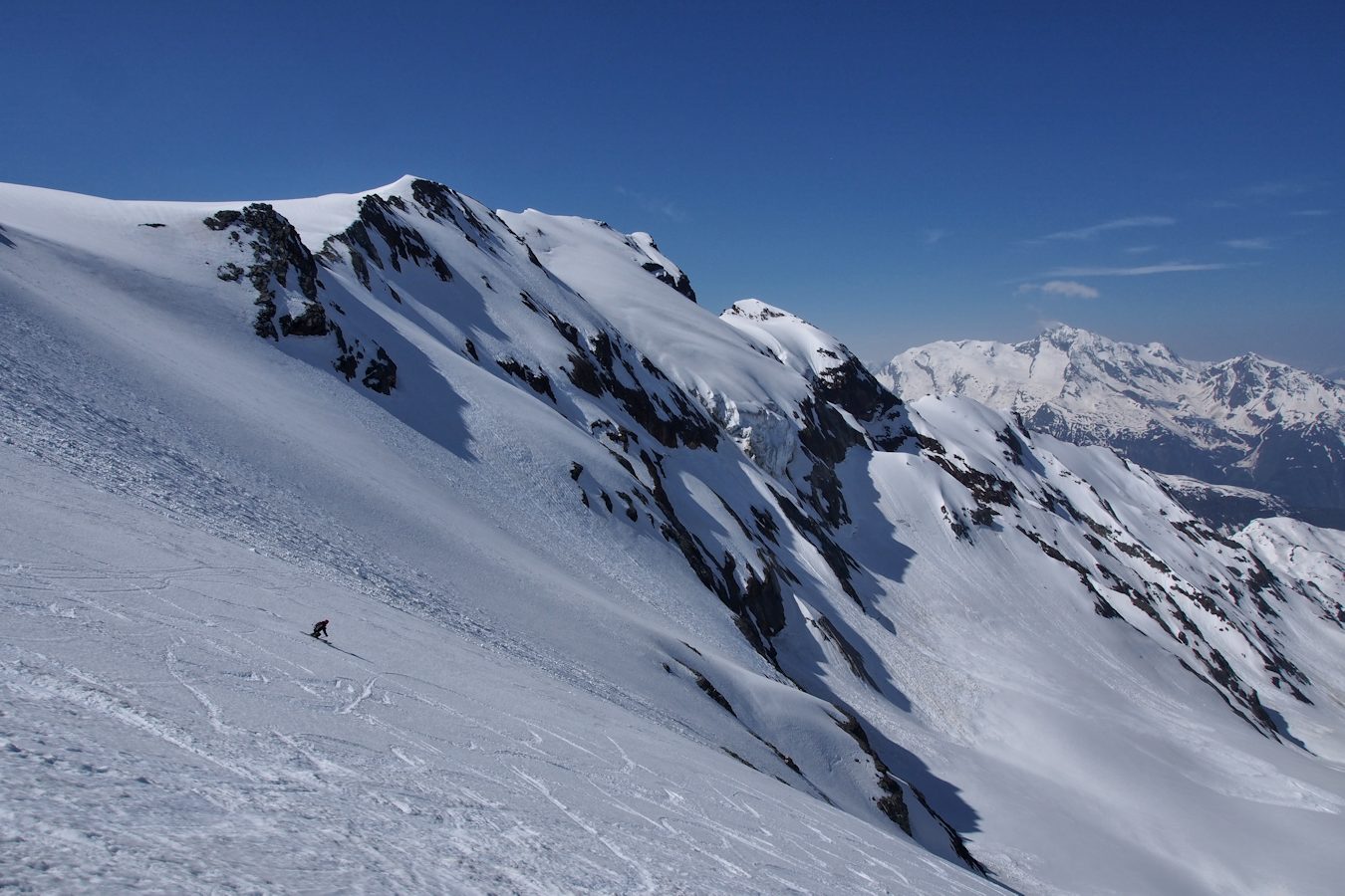 #15 Retour en France : Devant le versant Nord de la Becca du Lac. Retour en France : Devant le versant Nord de la Becca du Lac.