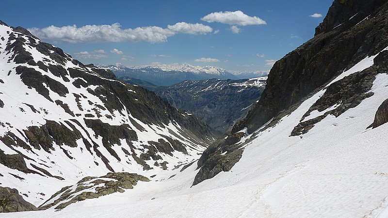 #12 Combe de la croix : enneigement jusqu Combe de la croix : enneigement jusqu'au 2050m à la descente