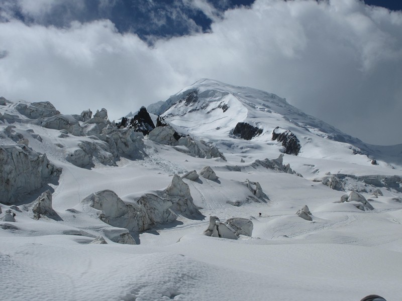 #14 La trace : de montée aux Grands Mulets et l La trace : de montée aux Grands Mulets et l'arête Nord du Dôme pour le dimanche