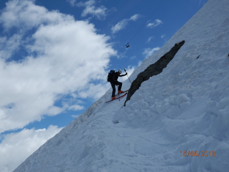 #3 Descente : pour rejoindre plan glacier Descente : pour rejoindre plan glacier