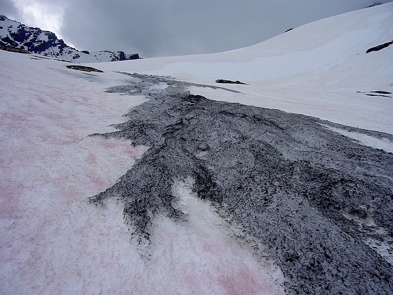 #2 à la base du glacier : ça patouille dans tous les sens! à la base du glacier : ça patouille dans tous les sens!