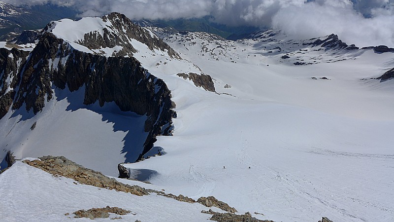 Glacier du Sorlin : vu depuis le sommet