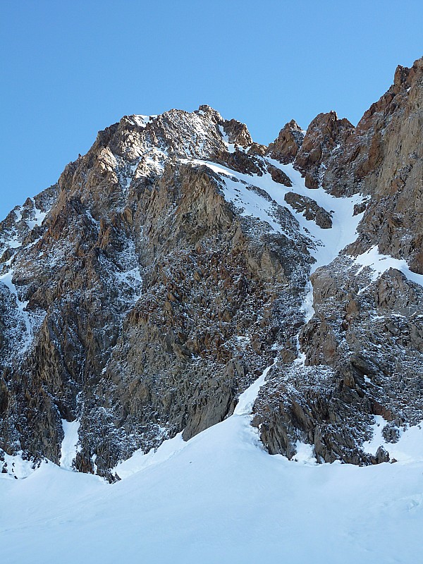 Aiguille des glaciers : Il a neigeoté