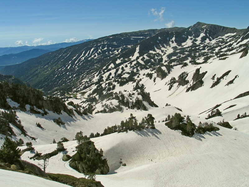 Vallée du Galbe : de la neige jusqu'en août ?