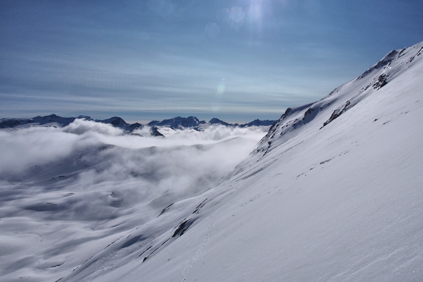 #11 Dans la face : Neige superbe. Dans la face : Neige superbe.