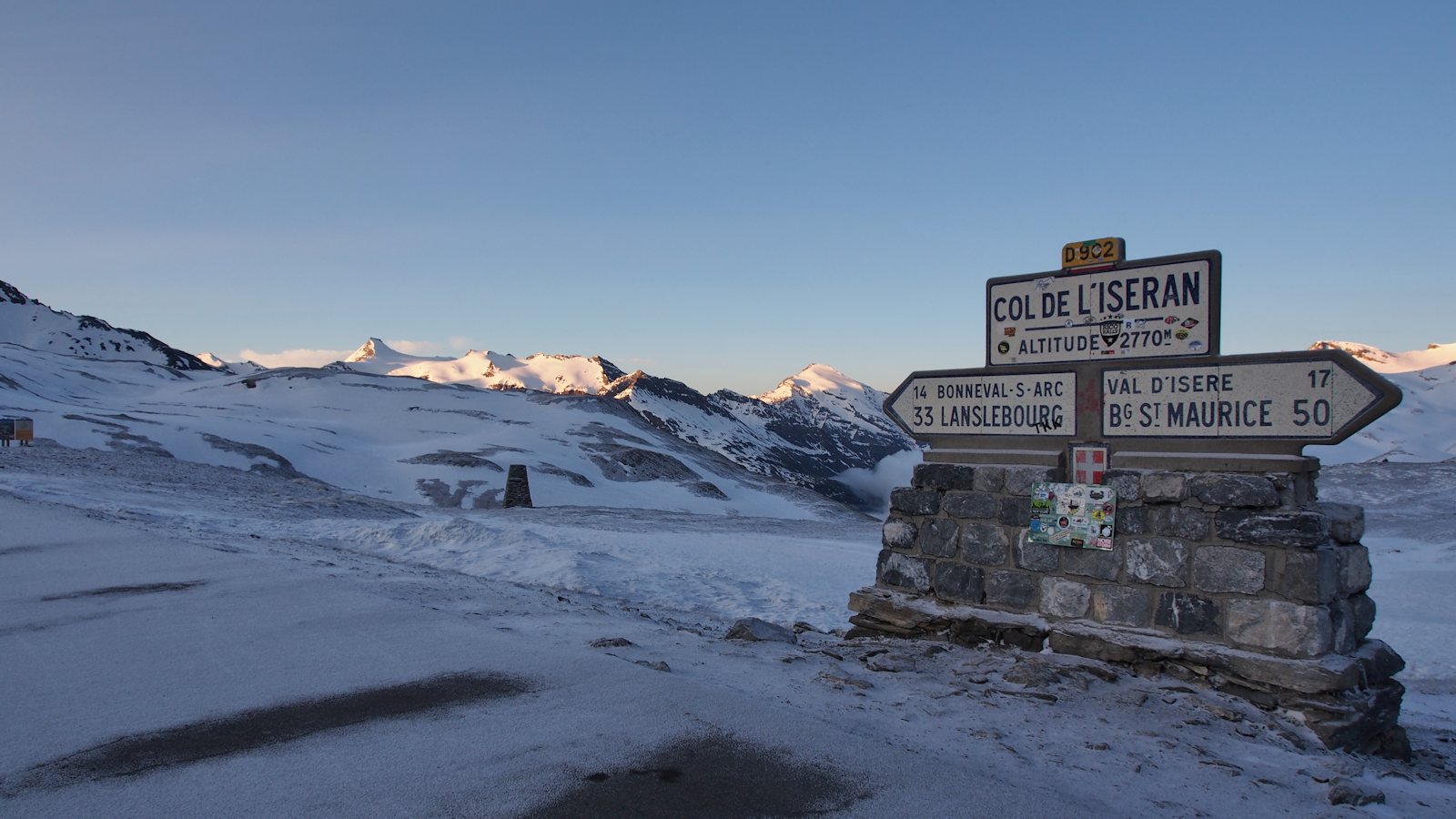 #1 Col de l Col de l'Iseran : Ambiance hivernale.