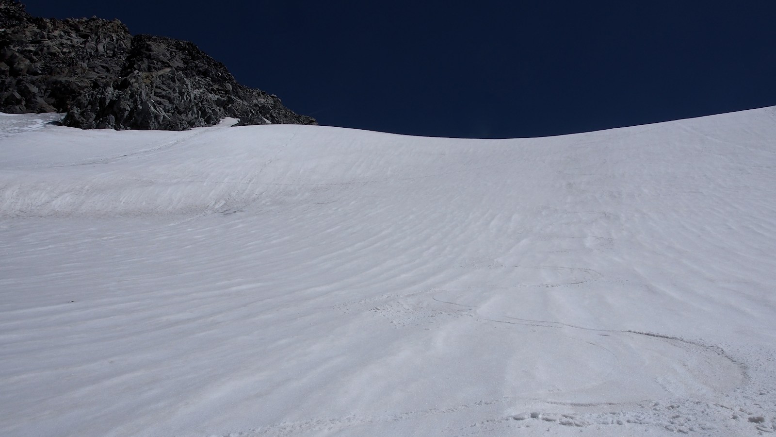 Col de Gébroulaz versant Ouest : De bonnes conditions.