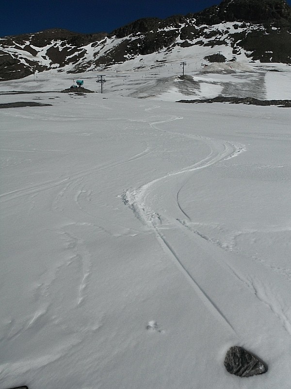 Vue d'ensemble vers le glacier : Vue d'ensemble