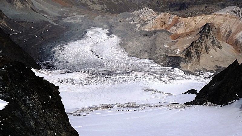 #9 Glacier de Gébroulaz : fin du glacier de Gébroulaz Glacier de Gébroulaz : fin du glacier de Gébroulaz