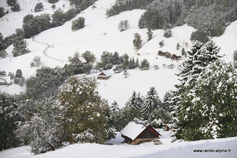 Bientôt l'hiver dans les Alpes