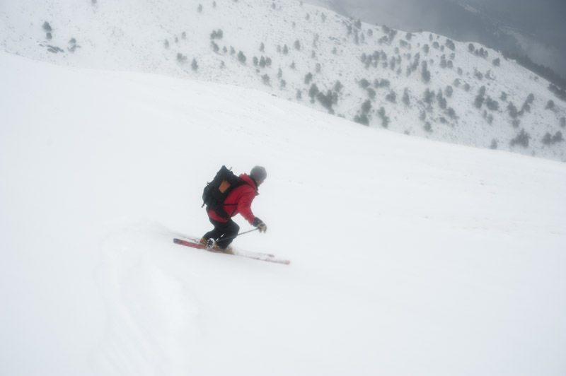 Transfo d'octobre : Une neige qui renvoie bien et zéro touchette sur 600m de déniv : c'est déjà pas mal pour la saison