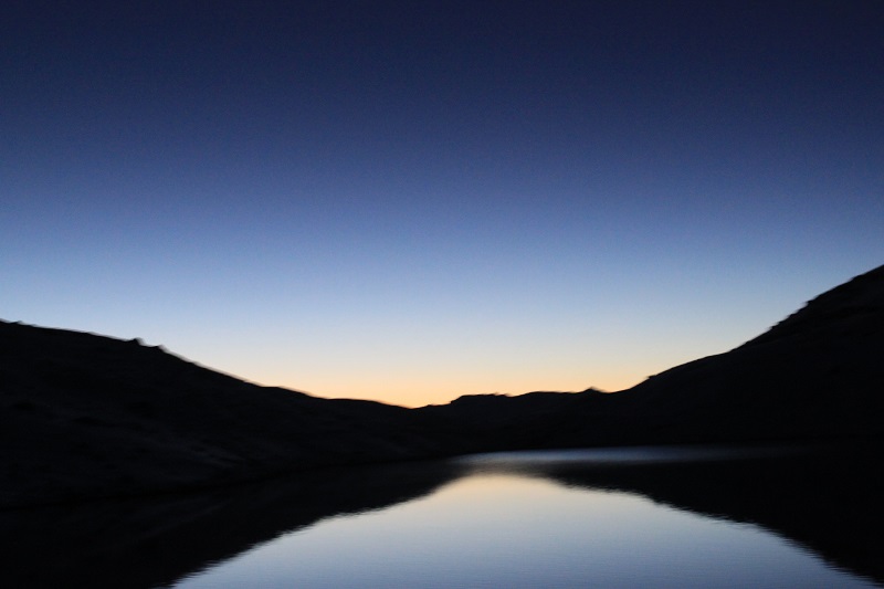 lac blanc : lever de soleil le samedi...Grand beau! Yes!