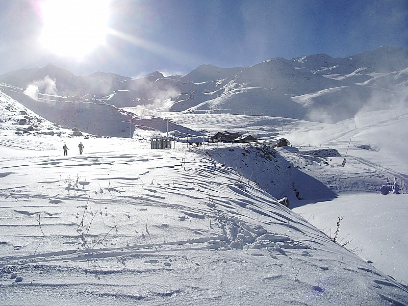 Montée au Col de Thorens : Enfin la neige!