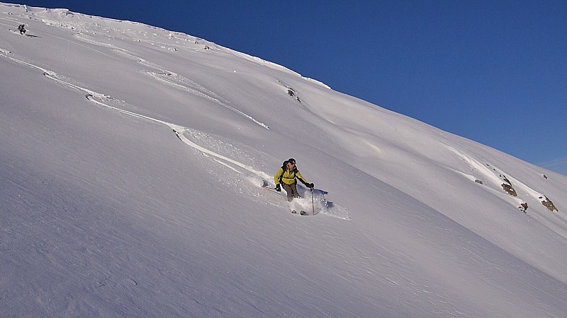 #2 c c'est partit pour une descente fabuleuse en poudre 5*