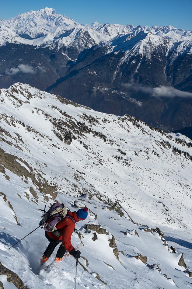 #8 Premier virage face E : les rochers sont pas loin Premier virage face E : les rochers sont pas loin