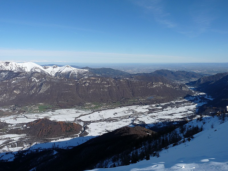 Massif du Mont Rose,plaine du : Pô et Cuneo.