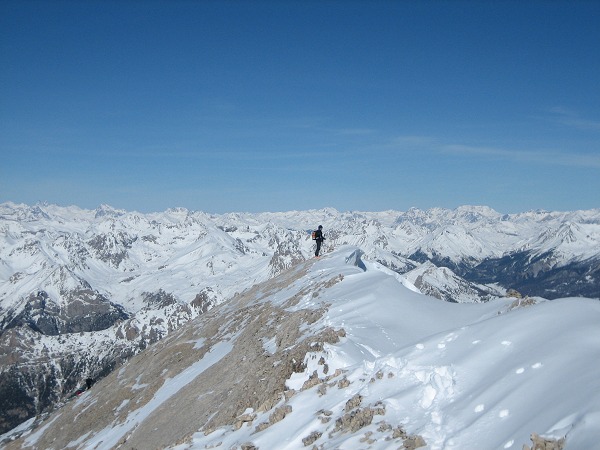 Sommet panoramique : Denis au sommet panoramique