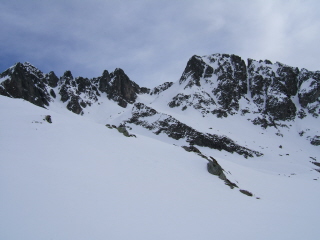 #4 la crete de cheval : l la crete de cheval : l'objectif et à droite le couloir