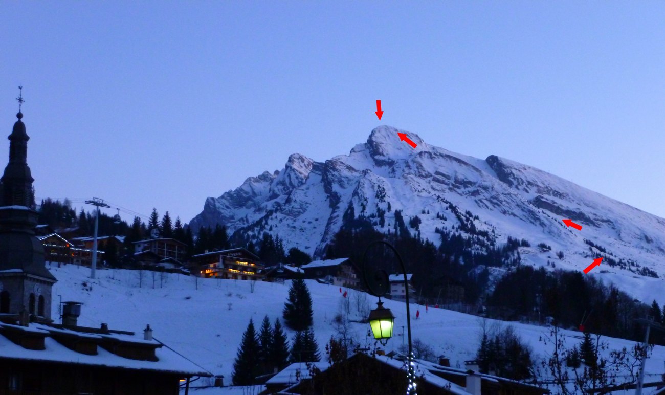 #7 Merdassier : Depuis la Clusaz. Merdassier : Depuis la Clusaz.