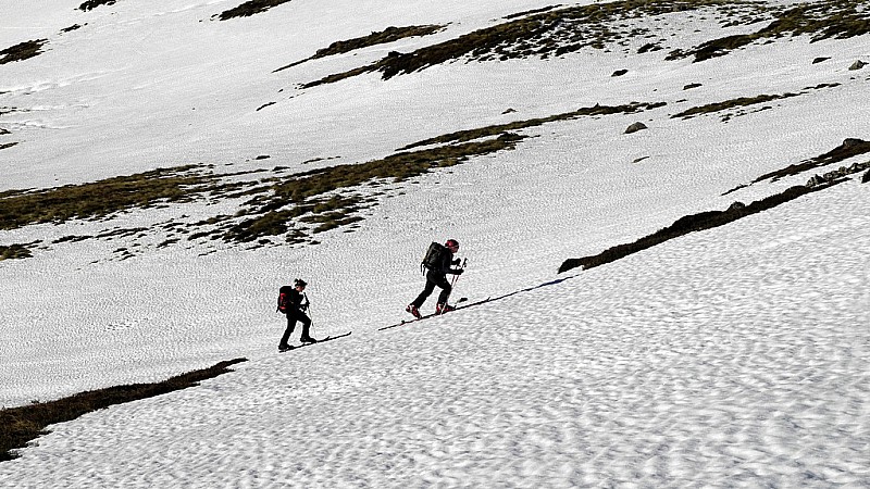 La Bernère : Montez sur une neige dure