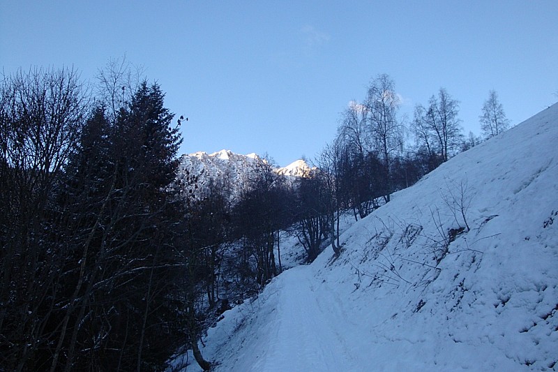 Vallon Tepey : Peu de neige au départ