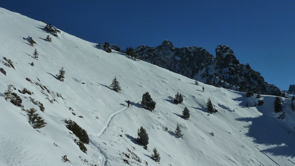 Traversée : on rejoint l'épaule