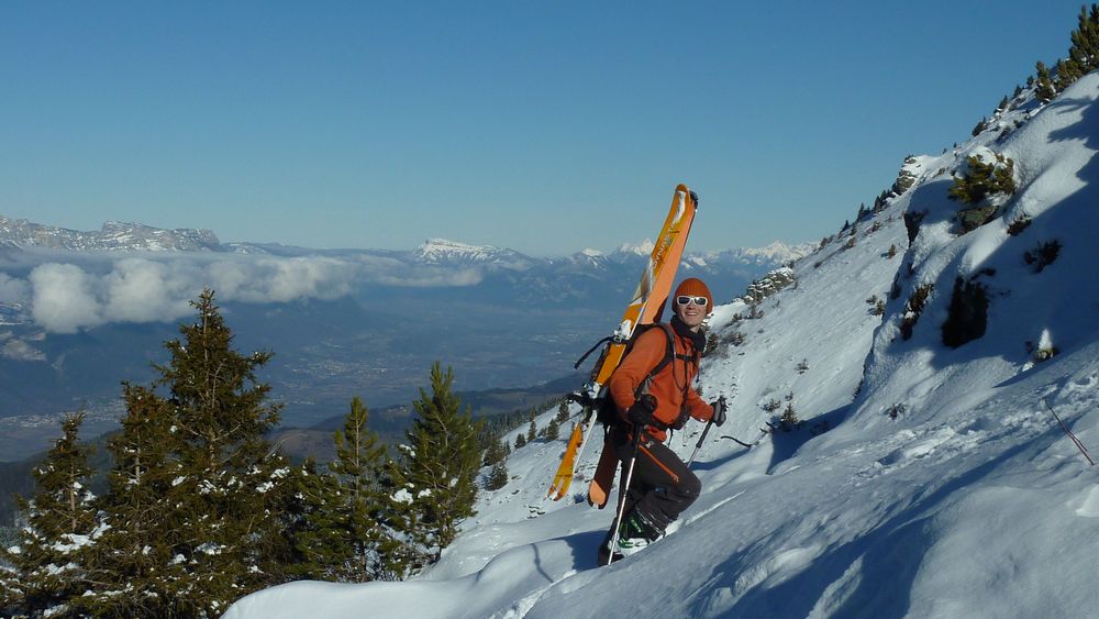 #7 Manu skis sur le sac : je savais pas que c Manu skis sur le sac : je savais pas que c'était si alpin le Grand Colon...