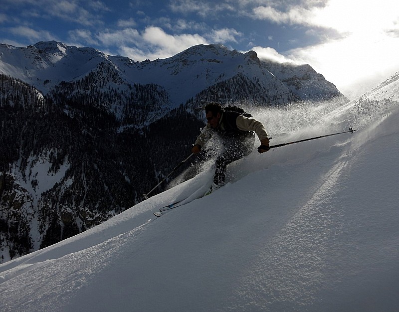 croix de carlé : cette photo résume bien la descente...