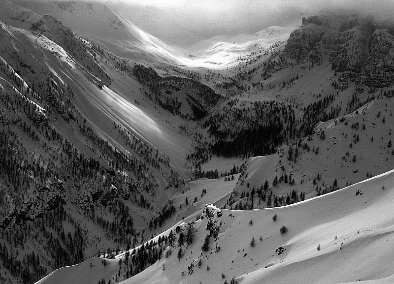 croix de carlé : vue du vallon de Gialorgue