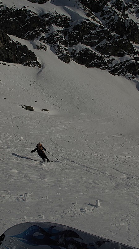 Pic du pin : 80 au patin en lourdasse: ça passe (mais mieux en surf :p )