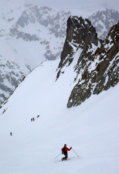 #5 Glacier de Beugeant : Descente sur le Glacier de Beugeant. Glacier de Beugeant : Descente sur le Glacier de Beugeant.